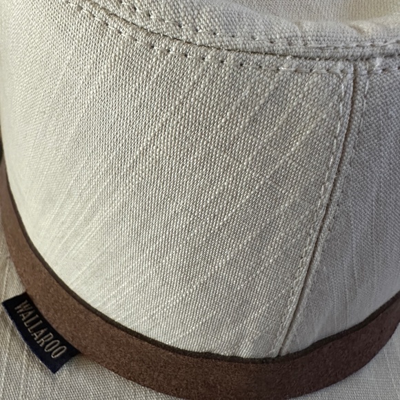 Wallaroo Hat Co Fedora Style Hat Jamison Cream Color Size Medium Large - Picture 10 of 14
